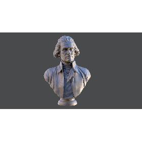 3D模型-Thomas Jefferson Bust 3D model
